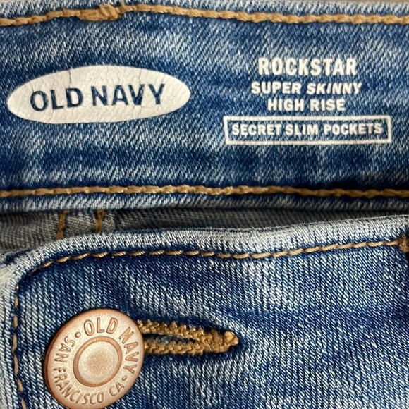 Old Navy Rockstar Super Skinny High Rise Secret Slim Pockets 10 - Picture 10 of 14
